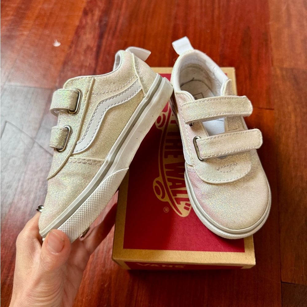 Vans Kids Glitter Sneakers - Gold